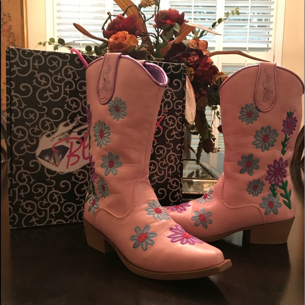 Blazin Roxx Girls Daisy Cowgirl Boots